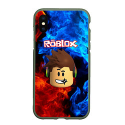 Чехол iPhone XS Max матовый ROBLOX