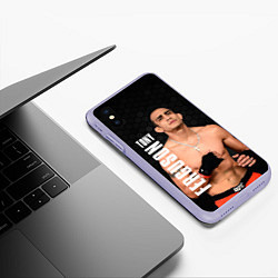 Чехол iPhone XS Max матовый EL CUCUY Tony Ferguson, цвет: 3D-светло-сиреневый — фото 2