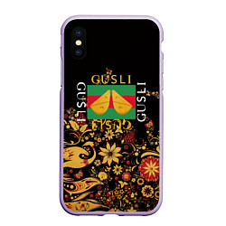 Чехол iPhone XS Max матовый GUSLI