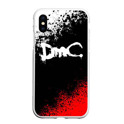 Чехол iPhone XS Max матовый DEVIL MAY CRY DMC / 3D-Белый – фото 1