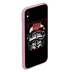 Чехол iPhone XS Max матовый Ария, цвет: 3D-розовый — фото 2
