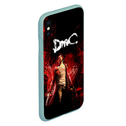 Чехол iPhone XS Max матовый Devil may cry, цвет: 3D-мятный — фото 2