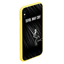 Чехол iPhone XS Max матовый Devil May Cry, цвет: 3D-желтый — фото 2