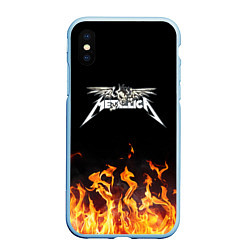 Чехол iPhone XS Max матовый Metallica