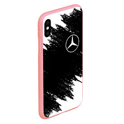 Чехол iPhone XS Max матовый MERCEDES, цвет: 3D-баблгам — фото 2