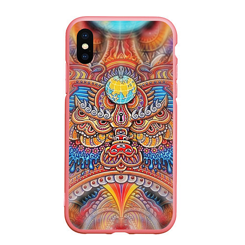 Чехол iPhone XS Max матовый Rising dragon / 3D-Баблгам – фото 1