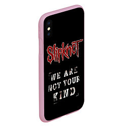 Чехол iPhone XS Max матовый SLIPKNOT WANYK, цвет: 3D-розовый — фото 2