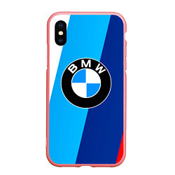 Чехол iPhone XS Max матовый BMW, цвет: 3D-баблгам