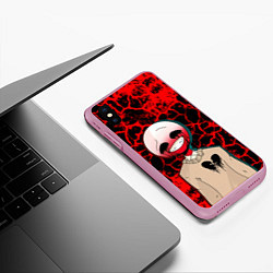 Чехол iPhone XS Max матовый CountryHumans, цвет: 3D-розовый — фото 2