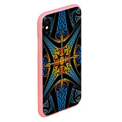Чехол iPhone XS Max матовый FRACTAL 2020, цвет: 3D-баблгам — фото 2