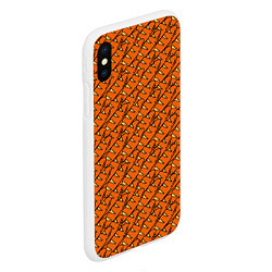 Чехол iPhone XS Max матовый Хлебушек, цвет: 3D-белый — фото 2