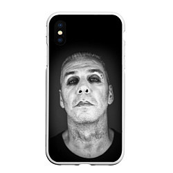 Чехол iPhone XS Max матовый LINDEMANN, цвет: 3D-белый