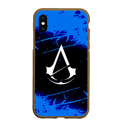 Чехол iPhone XS Max матовый ASSASSIN'S CREED, цвет: 3D-коричневый