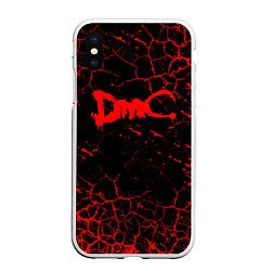 Чехол iPhone XS Max матовый DEVIL MAY CRY, цвет: 3D-белый