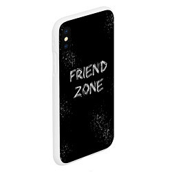Чехол iPhone XS Max матовый FRIEND ZONE, цвет: 3D-белый — фото 2