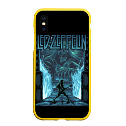 Чехол iPhone XS Max матовый Led Zeppelin