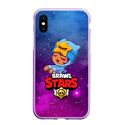 Чехол iPhone XS Max матовый BRAWL STARS SANDY