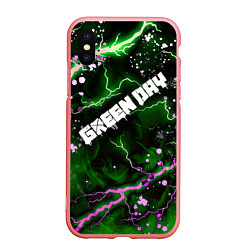 Чехол iPhone XS Max матовый GreenDay, цвет: 3D-баблгам