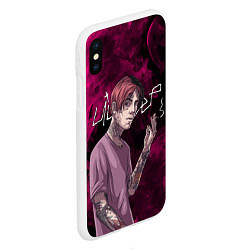 Чехол iPhone XS Max матовый LIL PEEP, цвет: 3D-белый — фото 2