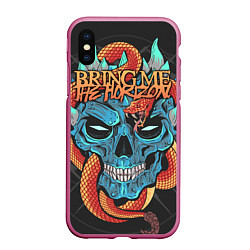 Чехол iPhone XS Max матовый Bring Me the Horizon