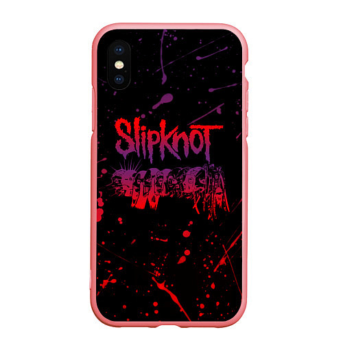 Чехол iPhone XS Max матовый SLIPKNOT / 3D-Баблгам – фото 1