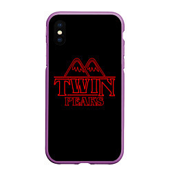 Чехол iPhone XS Max матовый Twin Peaks