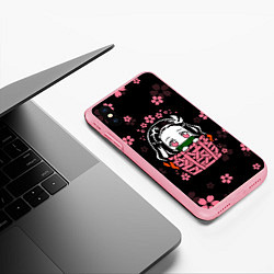Чехол iPhone XS Max матовый KIMETSU NO YAIBA, цвет: 3D-баблгам — фото 2