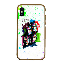 Чехол iPhone XS Max матовый Queen