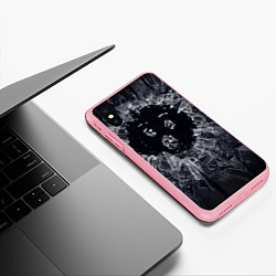 Чехол iPhone XS Max матовый ЧЕРНОЕ ЗЕРКАЛО, цвет: 3D-баблгам — фото 2