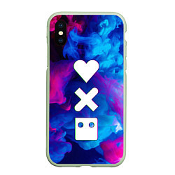 Чехол iPhone XS Max матовый LOVE DEATH ROBOTS LDR