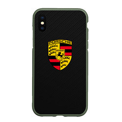 Чехол iPhone XS Max матовый PORSCHE