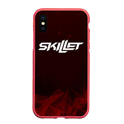 Чехол iPhone XS Max матовый Skillet