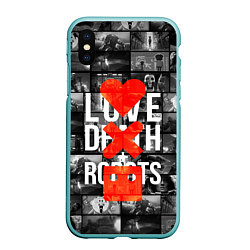 Чехол iPhone XS Max матовый LOVE DEATH ROBOTS LDR