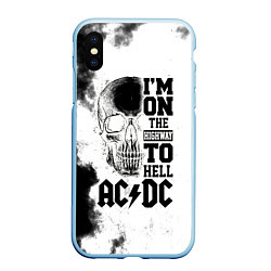 Чехол iPhone XS Max матовый I'm on the highway to hell ACDC