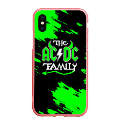 Чехол iPhone XS Max матовый The ACDC famely