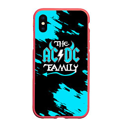 Чехол iPhone XS Max матовый The ACDC famely