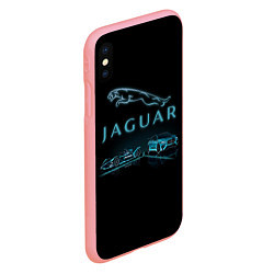 Чехол iPhone XS Max матовый Jaguar, цвет: 3D-баблгам — фото 2