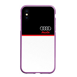 Чехол iPhone XS Max матовый AUDI SPORT