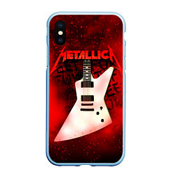 Чехол iPhone XS Max матовый Metallica