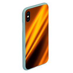 Чехол iPhone XS Max матовый Луч, цвет: 3D-мятный — фото 2