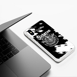 Чехол iPhone XS Max матовый Sabaton, цвет: 3D-белый — фото 2
