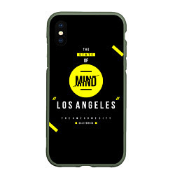 Чехол iPhone XS Max матовый Off-White: Los Angeles
