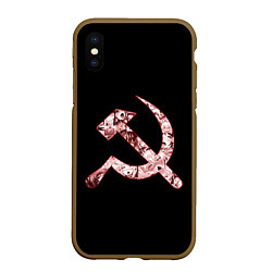 Чехол iPhone XS Max матовый Anime USSR