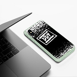 Чехол iPhone XS Max матовый ДДТ, цвет: 3D-салатовый — фото 2