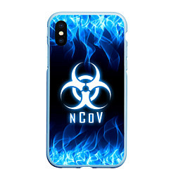 Чехол iPhone XS Max матовый NCoV