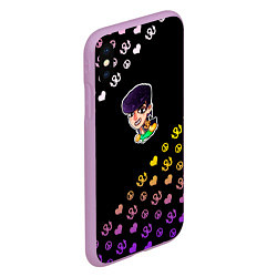 Чехол iPhone XS Max матовый Jojo diamond, цвет: 3D-сиреневый — фото 2