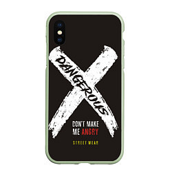 Чехол iPhone XS Max матовый Off-White: Dangerous