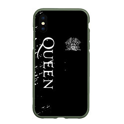 Чехол iPhone XS Max матовый QUEEN