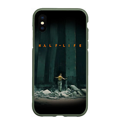 Чехол iPhone XS Max матовый HALF-LIFE