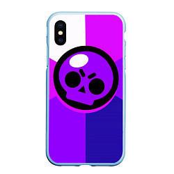 Чехол iPhone XS Max матовый BRAWL STARS